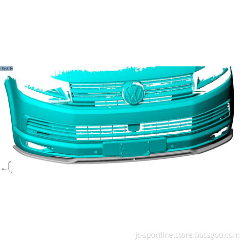 Carbon Fiber Front Bumper Lip Splitter Chin for VW T6 Multivan 2015-2020